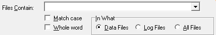 4. Only Files Containing