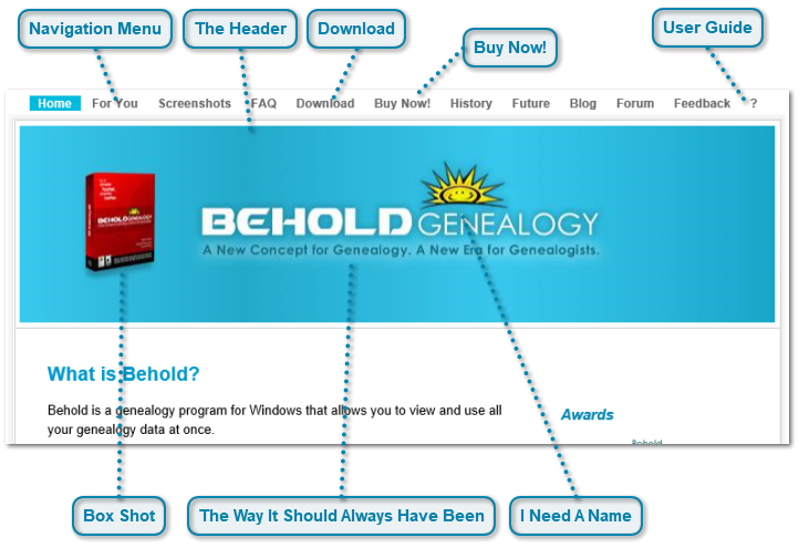 Behold's Website