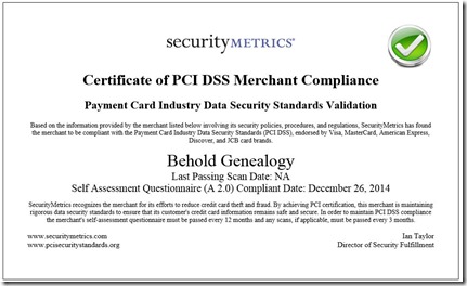CertificateOfPCIDSSMechantCompliance