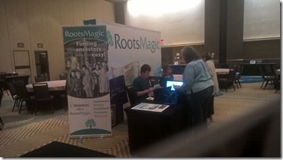 RootsMagic booth at IAJGS 2017