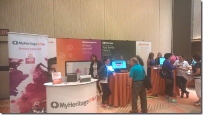 MyHeritage booth at IAJGS 2017