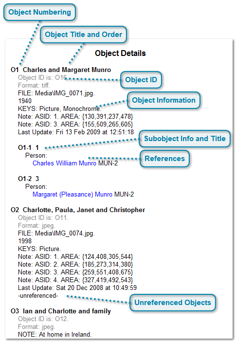 Section 4b - Object Details